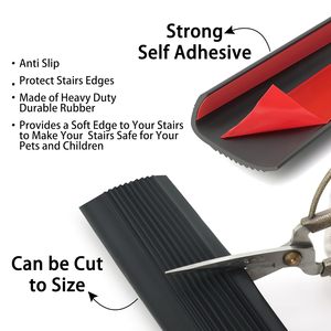 <span class=keywords><strong>Bande</strong></span> <span class=keywords><strong>antidérapante</strong></span> en PVC pour marche d'escalier, adhésive, résistante à l'usure, silencieuse, facile à installer - Intérieur/<span class=keywords><strong>extérieur</strong></span> - Product Image 5