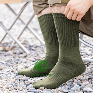 Chaussettes tactiques antibactériennes personnalisées Kango en laine mérinos avec bordure élastique pour l'hiver chaud, idéales pour la randonnée, le travail et les activités de plein air - Product Image 5