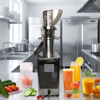 Extracteur de jus lent à froid, presse-agrumes commercial pour fruits et légumes, séparation pulpe et jus