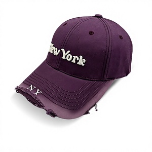 Gorra de béisbol transfronteriza de PVC con bordado de letras y diseño de agujeros, estilo coreano, de marca de moda, unisex, con diseño de letras en relieve y realce de profundidad - Product Image 1