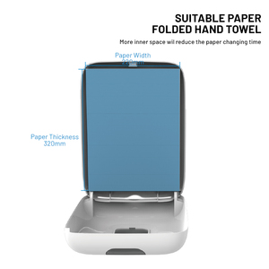 FQ-009 C Distributeur d'essuie-tout plié en <span class=keywords><strong>papier</strong></span> Distributeur d'essuie-tout mural en plastique blanc - Product Image 3