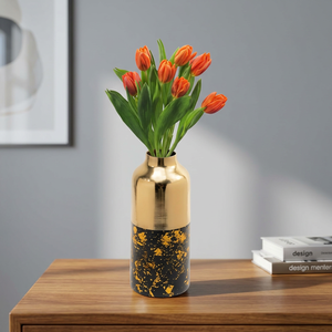 Brass Metal Gold-Plated Handmade Design Decorative Flower Vase Tableware for Holiday Decoration & Gift - Product Image 5