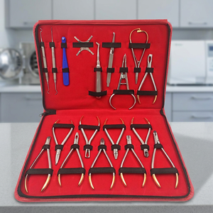Kit d'instruments orthodontiques dentaires en acier inoxydable, forceps d'extraction manuels de haute qualité de classe II, certifiés CE - Product Image 3