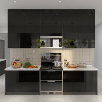 Armoires de cuisine modulaires avec mécanismes, armoires d'angle, conceptions suspendues simples et armoires de base