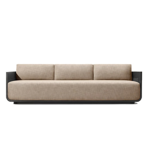Bộ bàn ghế sofa ngoài trời bằng mây nhựa giả mây và nhôm cao cấp, hiện đại, chống nước, dành cho biệt thự, sân vườn. - Product Image 5