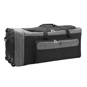 Borsone da viaggio da 36 "per borsone da viaggio personalizzato borsone da viaggio impermeabile in Nylon borsa da viaggio a rullo per bagagli da donna da uomo