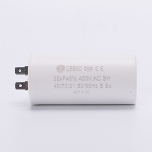 CBB60 ตัวเก็บประจุแบบรันนิ่ง 35uf 450V AC แบบใบพัดคู่ สำหรับมอเตอร์เครื่องซักผ้าและปั๊มน้ำ - Product Image 3