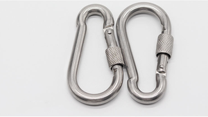 制造商Ss304/ss316不锈钢镀锌高强度安全DIN5299c登山扣卡钩 - Product Image 2