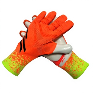 Gants de gardien de but de football en nylon professionnel Gants de football personnalisés avec logo et conception avec protection Tricot en latex - Product Image 1