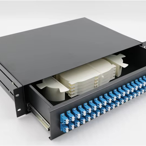 FTTH FTTX 1U Panneau de brassage fibre 19 ''SC <span class=keywords><strong>APC</strong></span> UPC Serveur rack 8 ports 12 ports Boîtier fibre optique ODF - Product Image 1