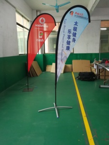 Quảng cáo tùy chỉnh bay biểu ngữ Bali Bow Sail swooper Giọt Nước Mắt cờ lông Cờ biểu ngữ bãi biển cờ - Product Image 2