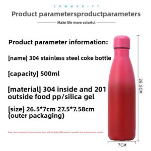Bouteille isotherme sous vide style Cola, isolation 12-24h, pour sports de plein air et eau potable - Product Image 5