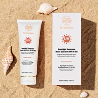 Gel solaire hydratant visage et corps à large spectre fermenté SPF 50+ PA++++ Protection UVA UVB