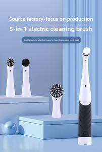 مجموعة فرش تنظيف كهربائية صغيرة متعددة الوظائف أواني مطبخ محمولة باليد للمنزل وغسيل السيارات نمط مقبض PP - Product Image 5