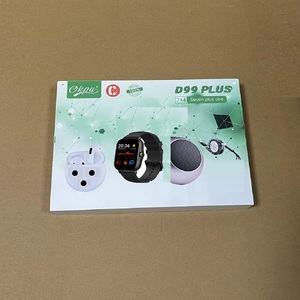 Montre connectée D99 Plus en promotion, ensemble 11-en-1 : montre, écouteurs, mini-haut-parleur, câble téléphonique pour smartwatch <span class=keywords><strong>avec</strong></span> 7 bracelets - Product Image 1