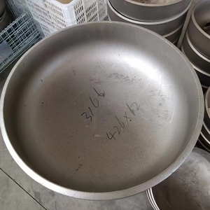 Công nghiệp cấp ống thép không gỉ phụ kiện chống ăn mòn Nắp tròn ống 304 nắp tròn - Product Image 2