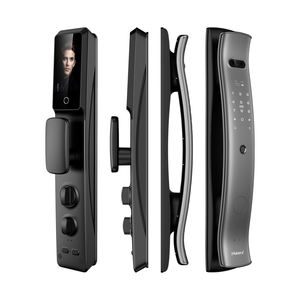 זיהוי פנים תלת-ממדי מנעול חכם ביומטרי זיהוי מפתחות טביעות אצבע האפליקציה שולטת במנעול נגד גניבה בבית - Product Image 1