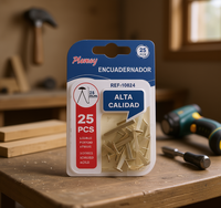 Plomey Encuadernador Nails 28mm Brass Double Footed 25pcs High Quality Binding Fasteners