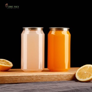 Bebida Plástica Descartável Canning Cup Pet Can Plástico Pet Puxar Latas Anel-Puxar Pode Garrafas De Bebidas Pet Wate - Product Image 5