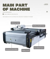 Machine de découpe de couteaux numériques CNC Coupeur de feutre d'insonorisation de panneaux PET acoustiques avec CE
