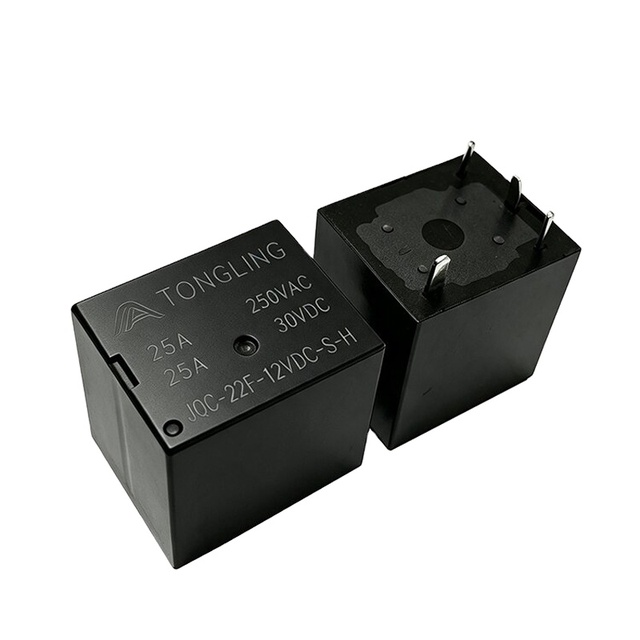 25A Relay 4Pin Normally Open Relay 22F Power Relay 25A 250VAC Electromagnetic Relay