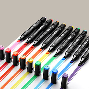 Bolígrafos de dibujo profesionales Marcadores DE ARTE 24/60/80/100/120/168 colores Tinta a base de alcohol Marcador de dibujo de Arte de doble cabeza - Product Image 2