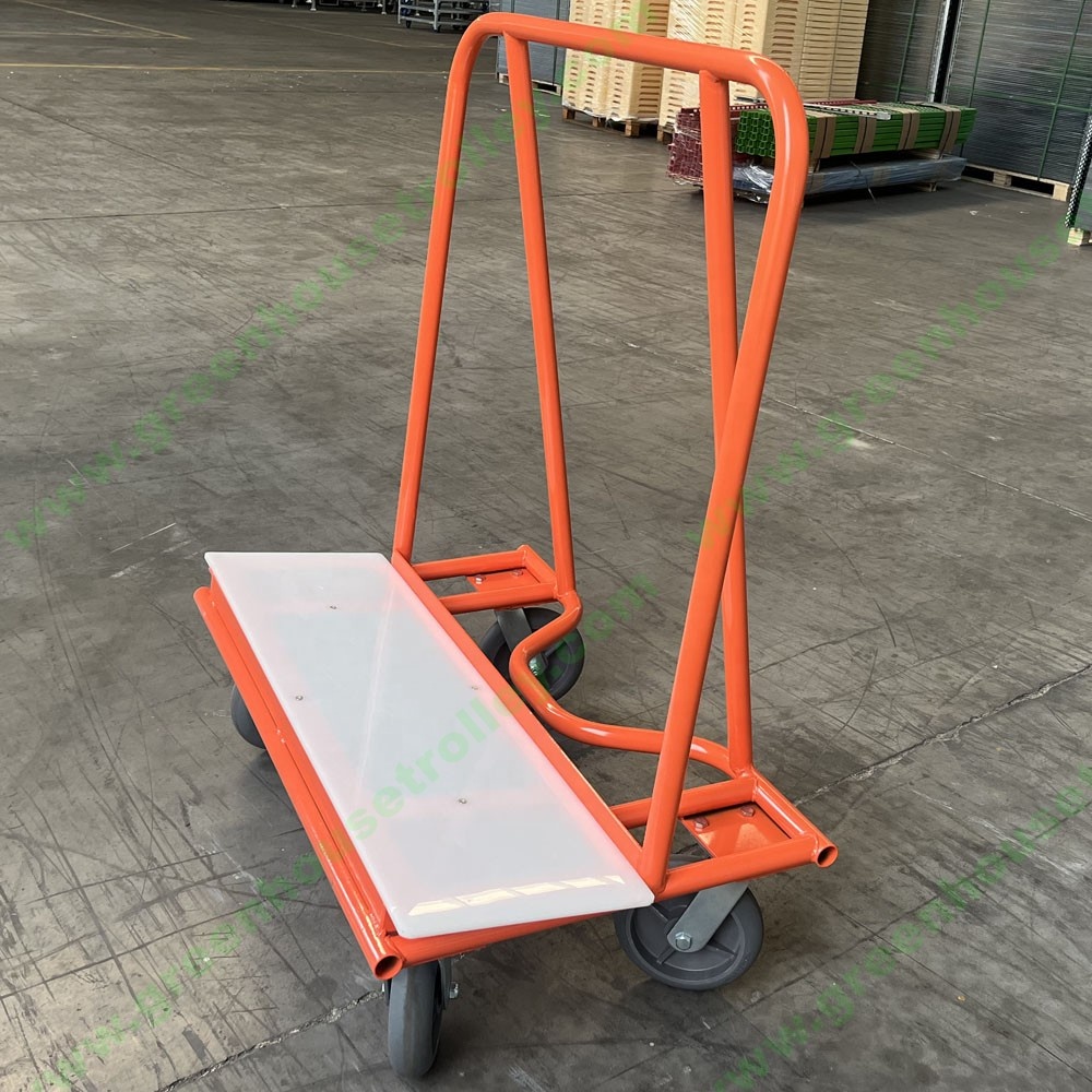 3000 Lbs Drywall Sheet Dolly Cart Heavy Duty Plasterboard Platform Hand Cart Swivel Stone Moving Dolly Truck Cart