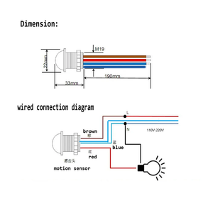 110V 220V 12V Led Pir Infrarood Bewegingssensor Detectie Automatische Sensor Lichtschakelaar - Product Image 3