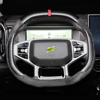 Housse de volant en fourrure à succès, protection de volant en fibre de carbone, accessoires intérieurs de voiture pour Jetour T1 2025
