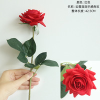 Vraie Touche Roses Fleurs Artificielles pour la Décoration Mariage Faux Arrangement de Fleurs Artificielle Réaliste Pour Toujours Roses Roses Blanches Roses