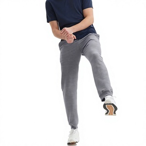 Joggers en coton coupe droite pour homme, décontractés, avec taille élastique, pour le sport et la détente, marque privée, OEM - Product Image 1