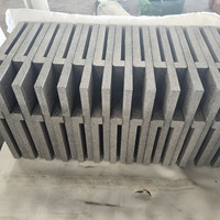 Bordure de piscine en granit G654 pour extérieur, finition arrondie