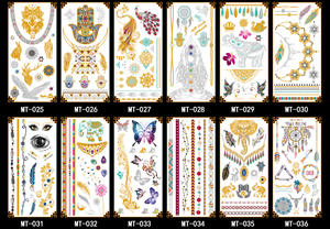 Временные татуировки с металлическим золотом - Product Image 4