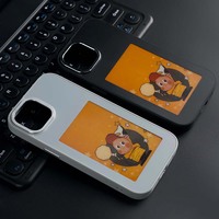 JOYPORODO B001 Großhandel DIY NFC Hülle für iPhone 13 14 15 Pro Max mit Lanyard & Ink Screen zum Personalisieren Ihrer Handyhülle