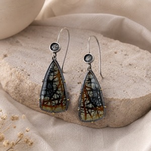 Orecchini Pendenti in Vetro Colorato a Tema Picasso, Ornamenti per Orecchie in Stile Vintage, Fornitura Diretta dalla Fabbrica - Product Image 3