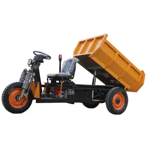 HuanSheng 1,5 Ton 72V Camiones volquete con buen precio Mini Dumper Auto Carga Dumper Trucks Precio EN LA India