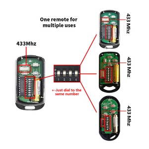 433.92MHz RF chiedere codice di composizione telecomando SMC 5326P Chipset Gate/Garage porta trasmettitore telecomando produttore - Product Image 6