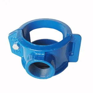 Outlet 1" pipe saddle closed saddle with internal thread clamp saddle clamp