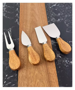 Juego de Tablas de Charcutería de <span class=keywords><strong>Madera</strong></span> de Acacia y Mármol, 11 Piezas, Tabla para Servir Quesos, Tabla para Aperitivos con Accesorios - Product Image 5
