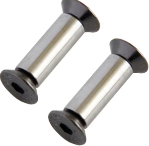 Tornillos <span class=keywords><strong>de</strong></span> Remache <span class=keywords><strong>de</strong></span> Acero Inoxidable M4 <span class=keywords><strong>para</strong></span> Mango <span class=keywords><strong>de</strong></span> Cuchillo, Tornillo <span class=keywords><strong>de</strong></span> Escala, Tuerca <span class=keywords><strong>de</strong></span> Fijación, Cabeza Hexagonal Plana, Medida Métrica, Acabado Negro - Product Image 1