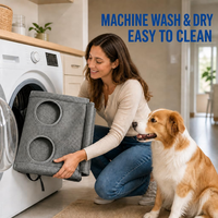 Hamac de toilettage pour animaux de compagnie USMILEPET avec cadre en PVC personnalisé et support, hamac de toilettage pour petits chiens et chats, hamac de bain pour animaux de compagnie
