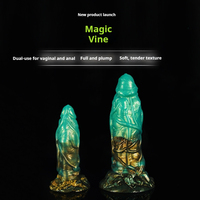 Plug anal monstre animal réaliste en silicone liquide, étanche, flexible, pour massage anal et stimulation de la prostate, jouet sexuel écologique B2B