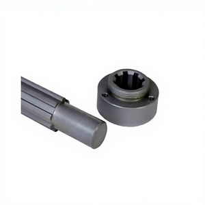 Piezas de torneado CNC personalizadas nuevas fabricadas en fábrica baratas, Eje estriado de mecanizado de acero y Metal de calidad superior - Product Image 1