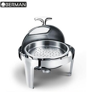 Wholesale Commercial Kitchen Equipment Food Warmer Electric Induction Chafer Chafing Dish Stainless Steel <strong>Buffet</strong> <strong>Server</strong> for Sale - Product Image 4