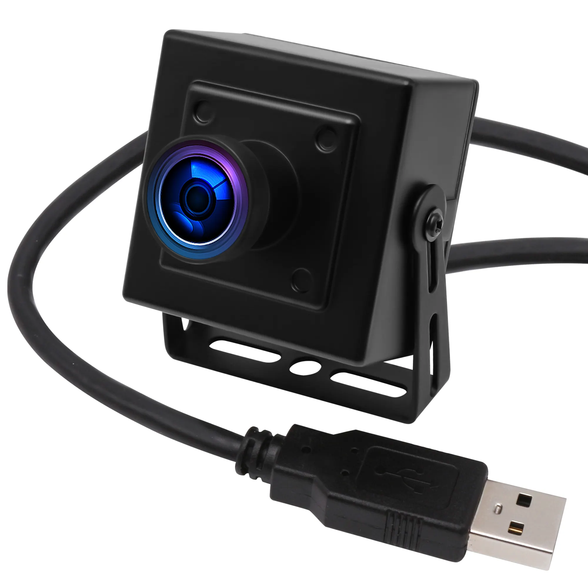 ELP Ultra HD 4K USB กล้องเลนส์ 3.6 มม.และไมโครโฟน 30fps CMOS IMX317 UVC Mini USB กล้องวิดีโอ 4K สําหรับ PC แล็ปท็อปคอมพิวเตอร์