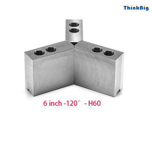 Thép tiêu chuẩn 6 inch 3 Hàm Hàm mềm cho máy tiện <span class=keywords><strong>Chuck</strong></span> thủy lực hàm <span class=keywords><strong>Chuck</strong></span> tùy chỉnh - Product Image 6