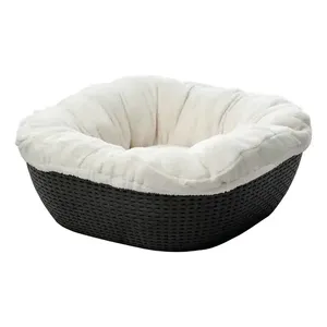 Cama Para Mascotas Perro Y Gato Dog Bed Tipo Ratan Marca Mq Color Wegue - Product Image 1