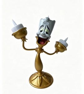 Nouveauté La Belle et la Bête Lumière Candelabre LED en résine, statue parfaite pour la décoration d'Halloween, <span class=keywords><strong>de</strong></span> fêtes et <span class=keywords><strong>de</strong></span> mariages - Product Image 1