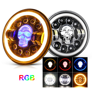 Accesorios todoterreno para Land Rover Defender, faro Led automático para bicicleta, lámpara de Calavera, 5x7, 300wat - Product Image 1