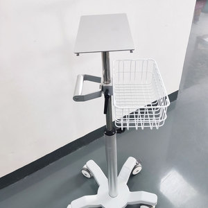 Chariot de surveillance d'électrocardiogramme sur mesure et réglable avec support en alliage d'aluminium pour ventilateurs et tensiomètres - Product Image 4